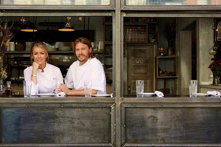 Chefs JEFF McINNINS, JANINE BOOTH