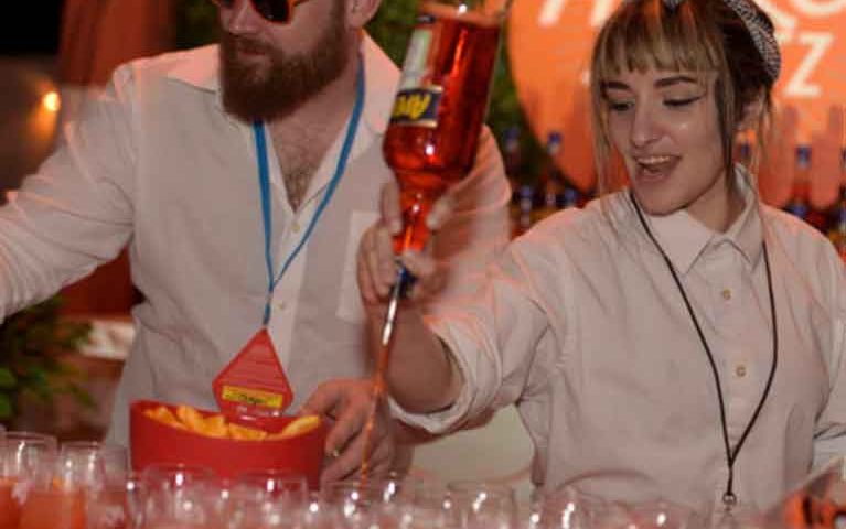Aperol38 Spritz Aperol38 Spritz at BarillaÕs Italian Bites on the Beach sponsored by HCP Media and the Miami Herald Media Company hosted by Giada De Laurentiis - 2018 Food Network & Cooking Channel South Beach Wine & Food Festival at Beachside at Delano on February 22, 2018 in Miami Beach, Florida -PHOTO by: Seth Browarnik/WorldRedEye.com