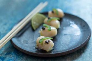 SUGARCANE MIAMI Hokkaido Scallop Crudo