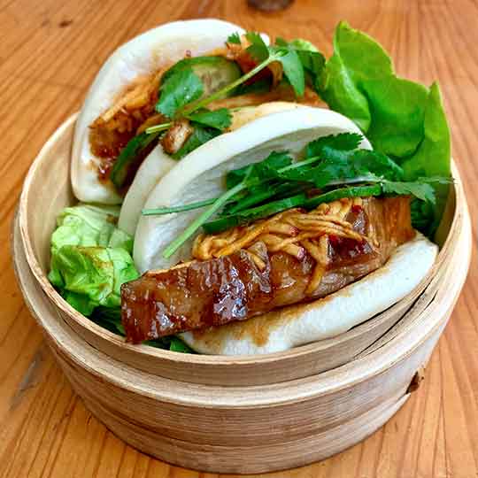 SUGARCANE MIAMI PORK BELLY BAO